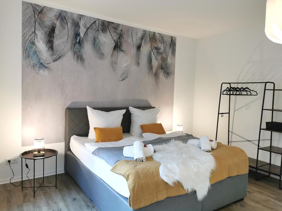 Bohnapartments - Town House Am Stadtpark - Gratis Parkplatz - Wlan إرفورت المظهر الخارجي الصورة