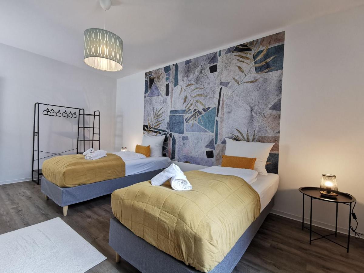 Bohnapartments - Town House Am Stadtpark - Gratis Parkplatz - Wlan إرفورت المظهر الخارجي الصورة