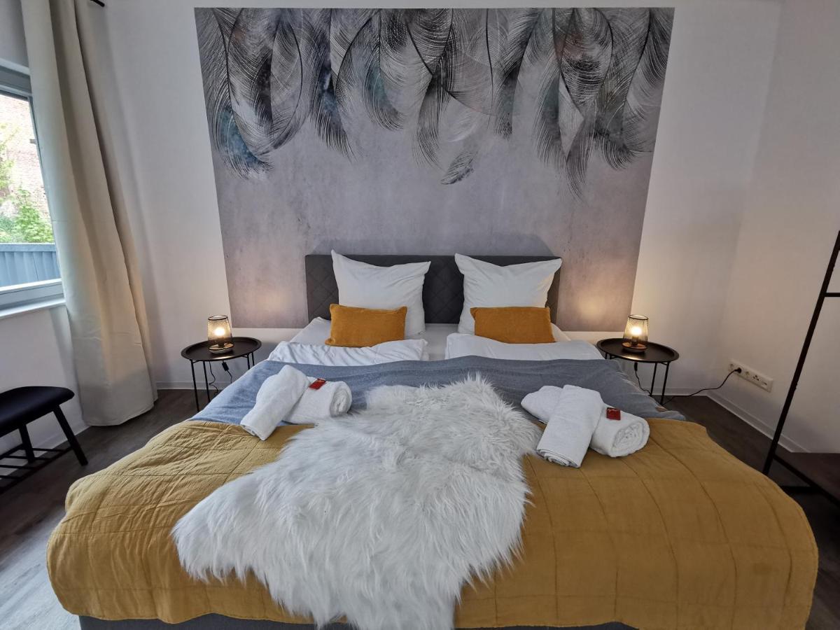 Bohnapartments - Town House Am Stadtpark - Gratis Parkplatz - Wlan إرفورت المظهر الخارجي الصورة