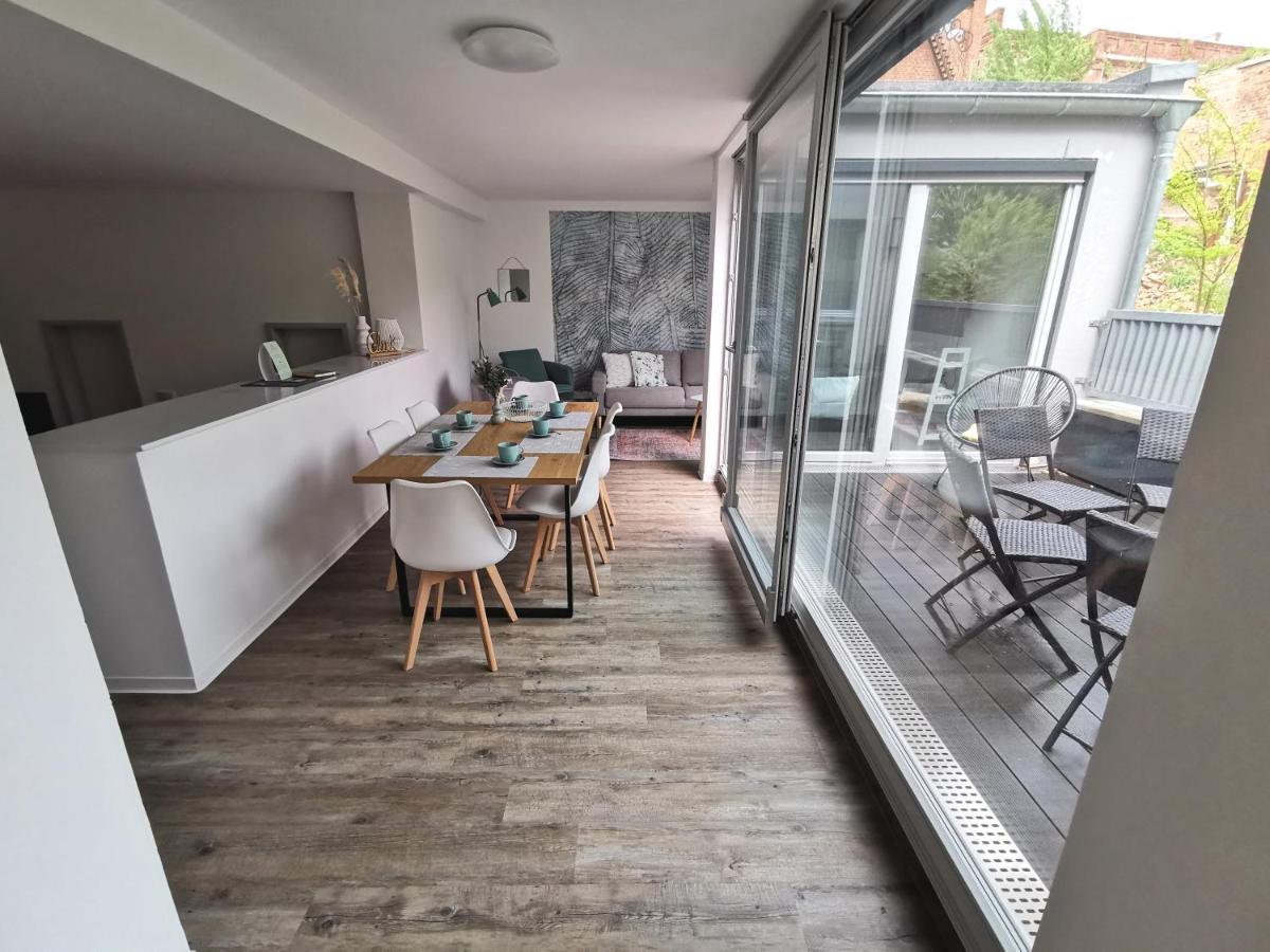 Bohnapartments - Town House Am Stadtpark - Gratis Parkplatz - Wlan إرفورت المظهر الخارجي الصورة